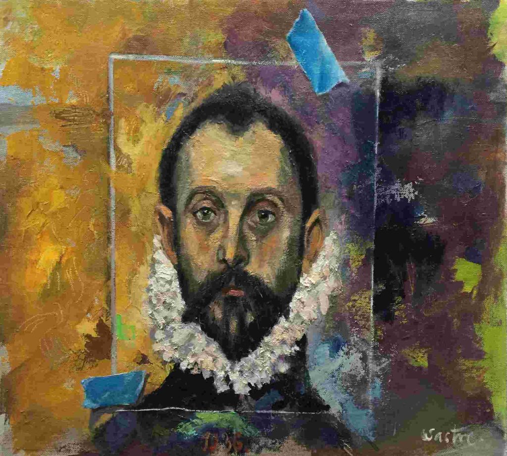 Despues de El Greco, oleo sobre lienzo