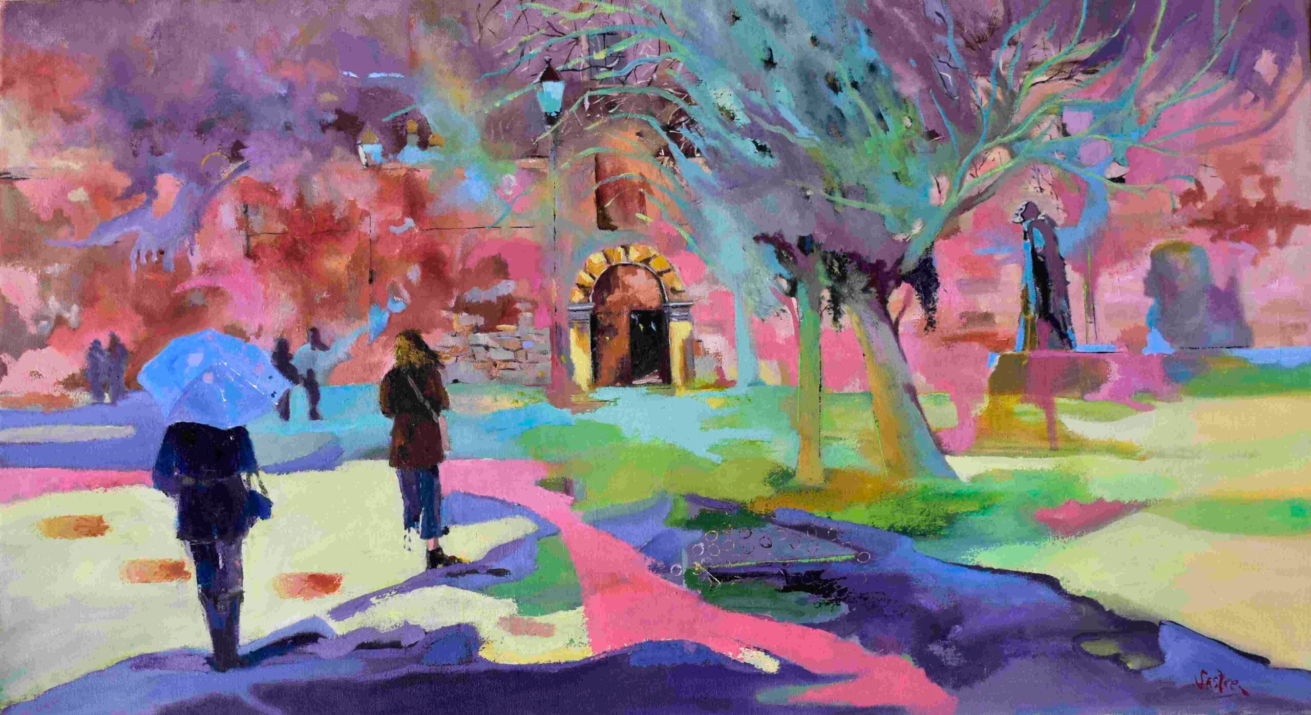 El sueño permanece (Unamuno) 50 x 90 cm