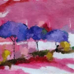 Arboles en Magenta