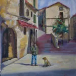 Morella oleo sobre lienzo 70 x 60 cm