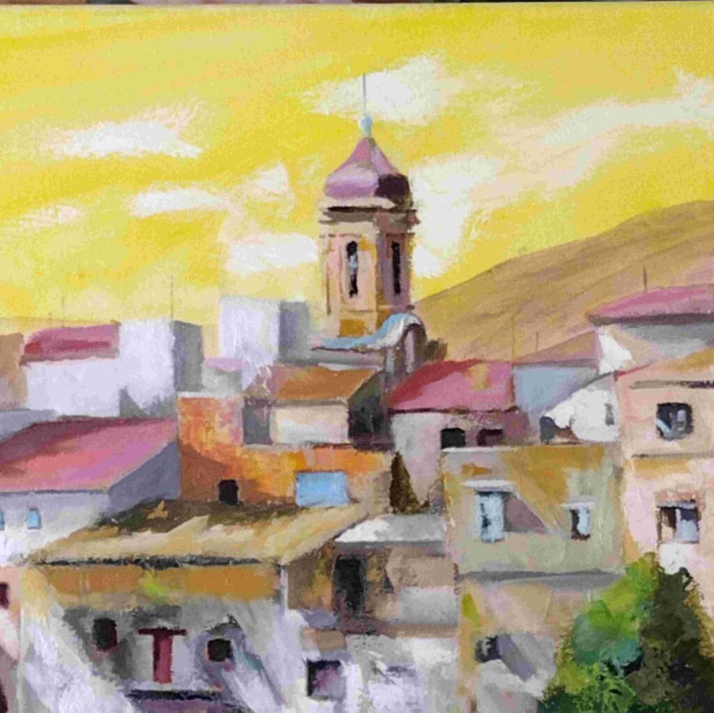Amposta, oleo sobre lienzo 54 x 65 cm