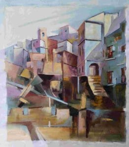 peñiscola IV , 89 x 90 cm (Castellón )