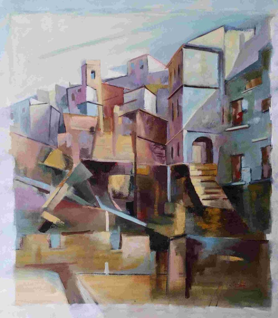 peñiscola IV , 89 x 90 cm (Castellón )
