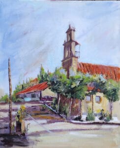 premio pintura rapida de Torregamones de Sayago (Zamora)  65 x 55 cm 
