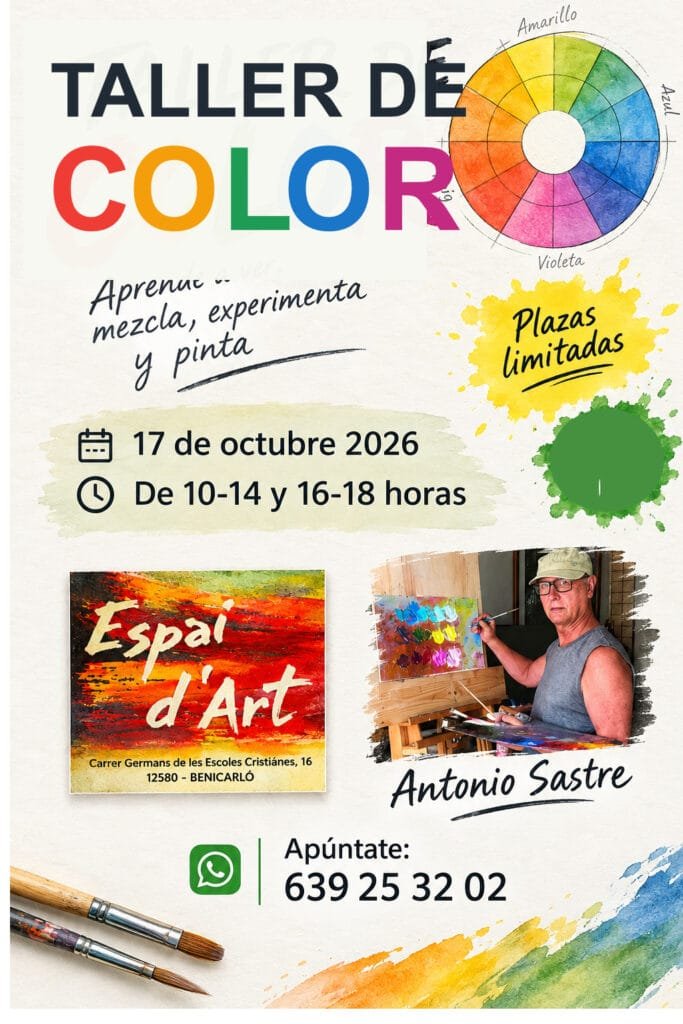 Taller de color en Benicarló